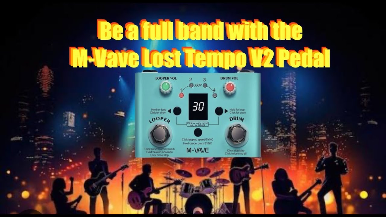 MVave Lost Tempo Looper and Drum pedal review