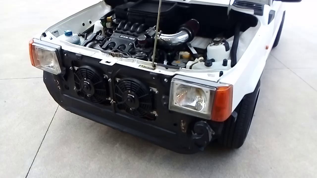 Fiat Panda 1.2 16v montaggio radiatore maggiorato + doppie elettroventole
