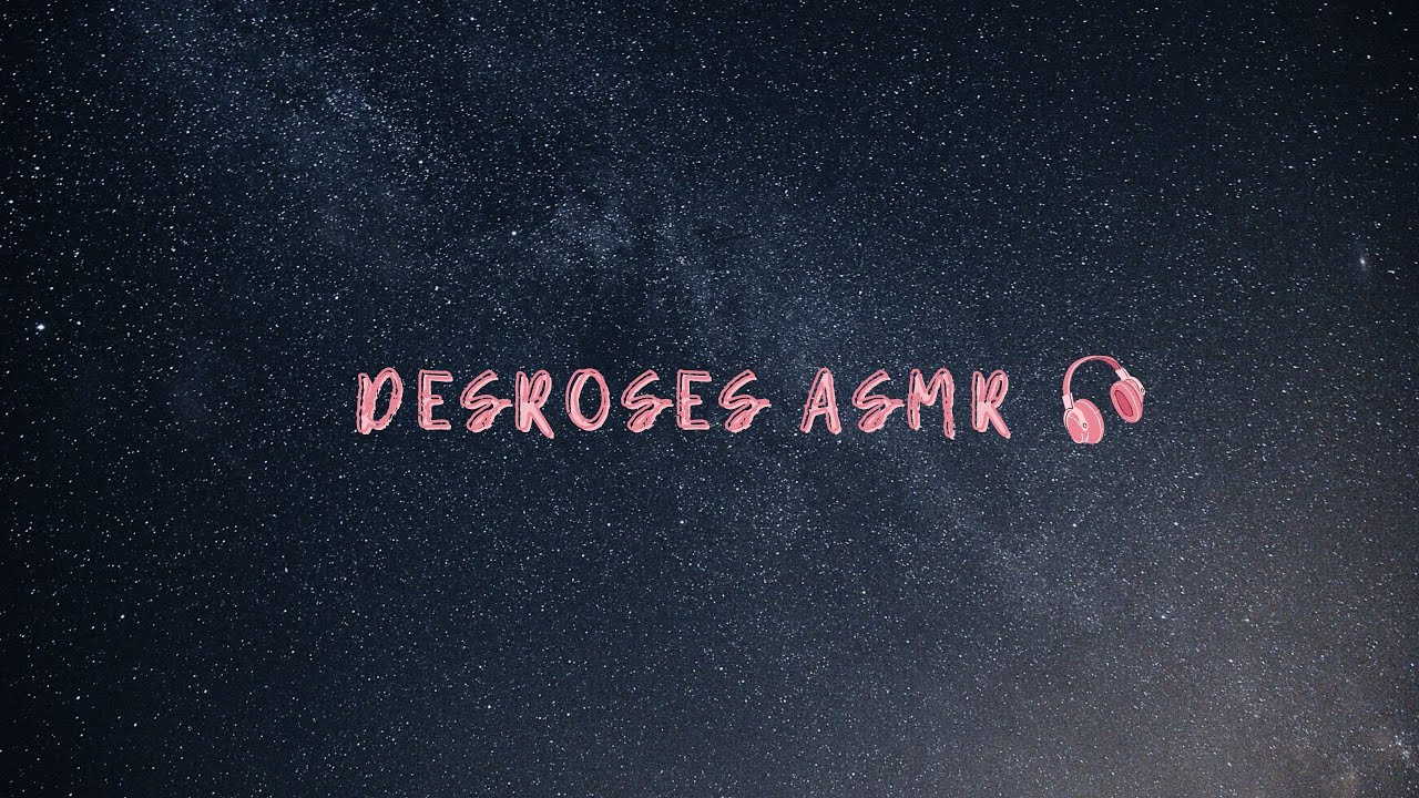 Ma première vidéo ASMR