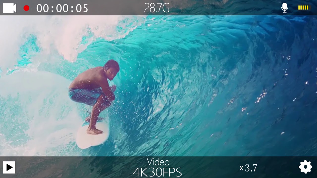 DragonTouch vision 3 pro 4K touch screen action camera