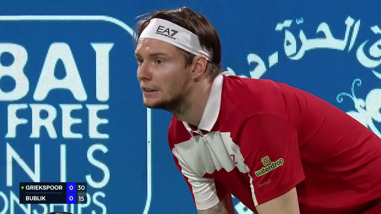 Match Highlights: Tallon Griekspoor vs. Alexander Bublik - R2 - 2026 Dubai Duty Free Tennis