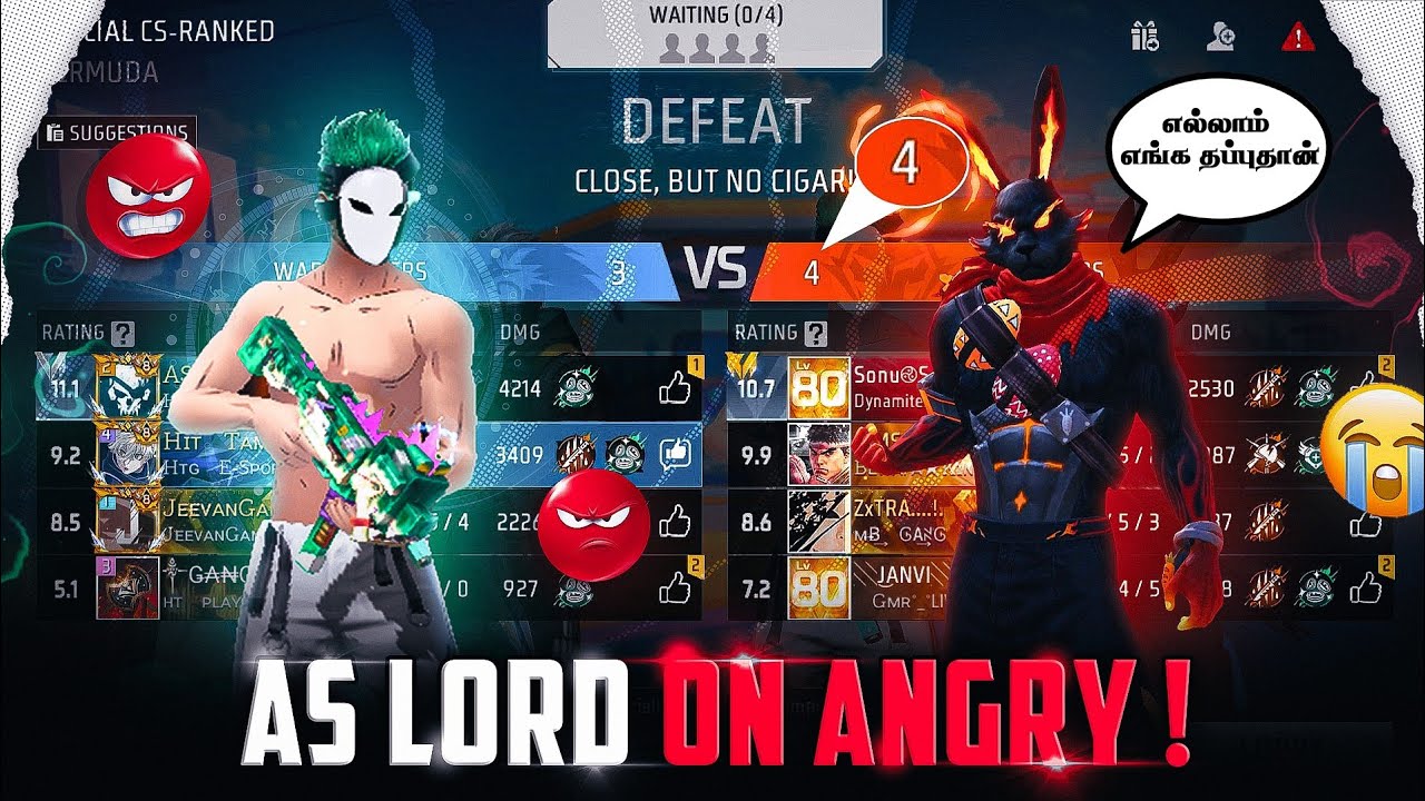 🤬 AS LORD ON ANGRY 🤬 எல்லாம் எங்க தப்பு தான் 😭 HTG SQUAD ⚠️ WEEKLY DIAMONDS GIVEAWAY 💎 HTG HEAVEN