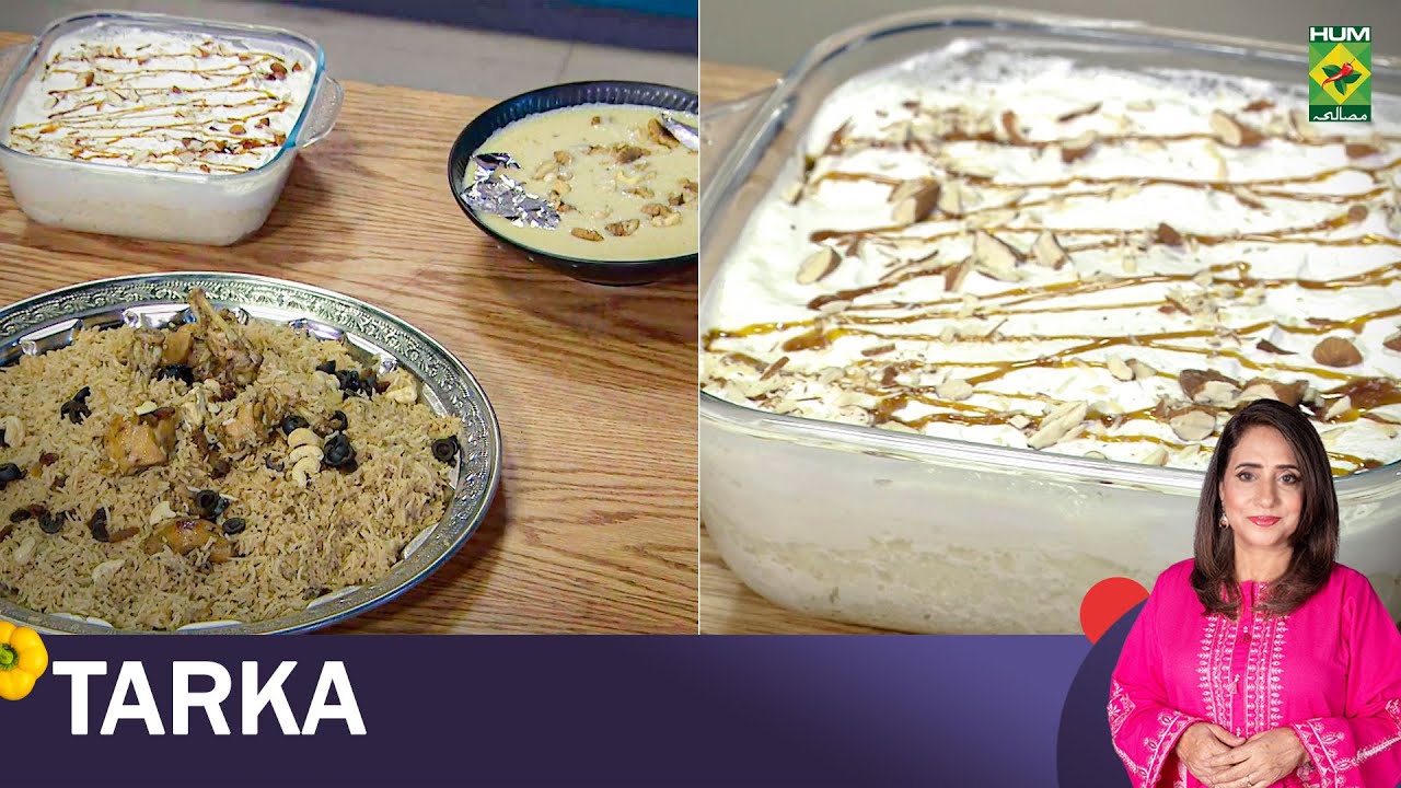 Arabian Rice, Easy Three Milk Cake & Zafrani Lachha Kheer | Tarka | Rida | 09 Apr 2025 | Masala TV