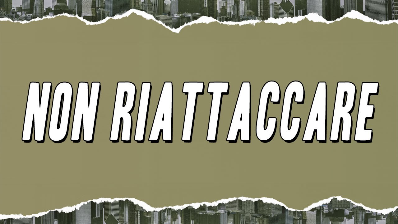 Gigi D'Alessio - Non riattaccare (Testo)