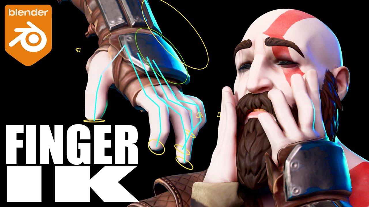 How To Make FINGER IK Rigs (Blender)