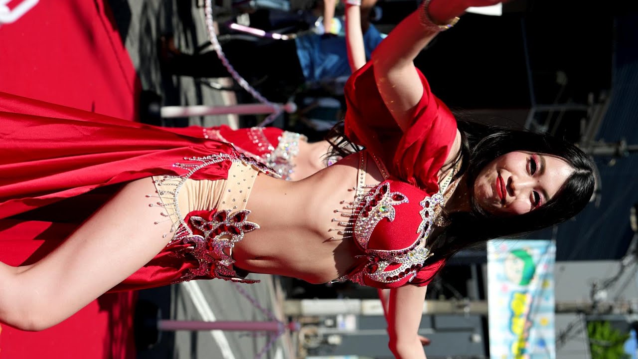 【Belly Dance】美女のベリーダンス④／なかいたサマーふぇす2025（Annur bellydance studio）