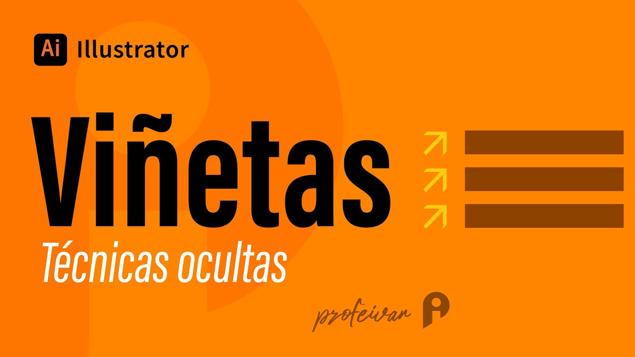 😊Crear vi&ntilde;etas en Illustrator (t&eacute;cnicas ocultas)