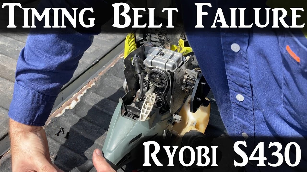 Ryobi S430 Timing Belt Failure Diagnosis and Repair