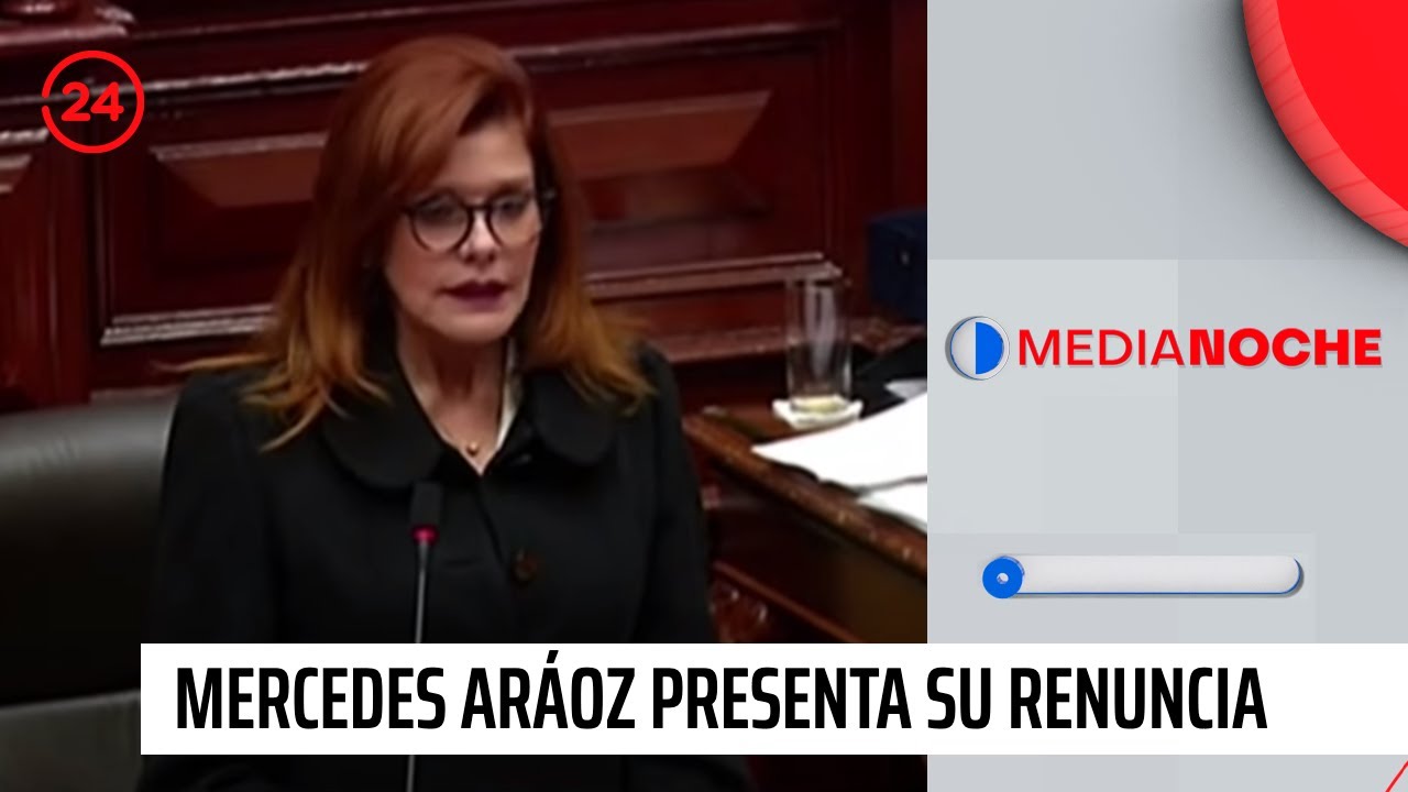 Se agudiza crisis en Perú: Mercedes Aráoz presenta su renuncia | 24 Horas TVN Chile