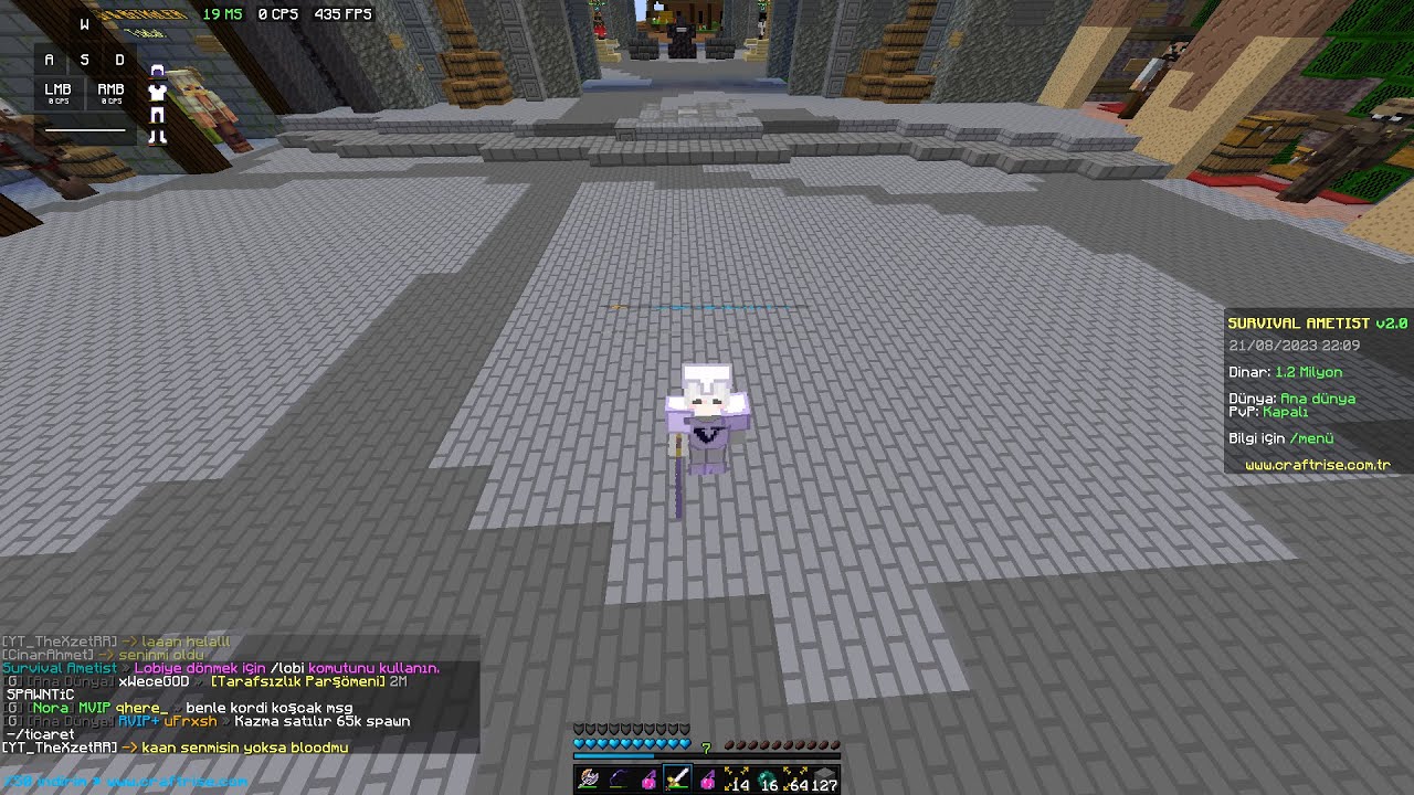 2x KRALIN KILICI KESME/SW YEME PVP/Craftrise Survival Ametist PVP/Artemis/Nether pvp