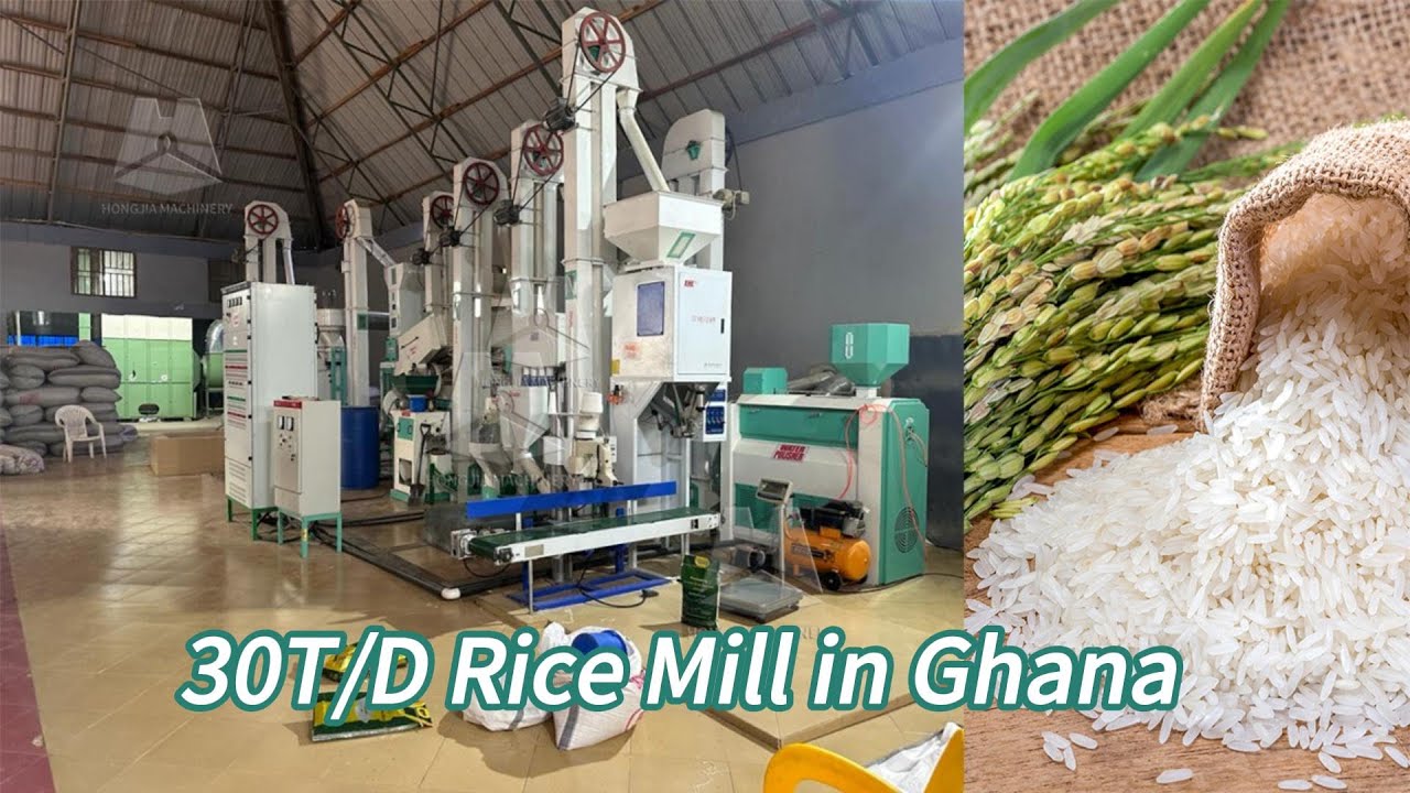 30T/D Automatic Rice Mill | Modern Rice Processing Plant in Ghana Customer #ricemillsupplier