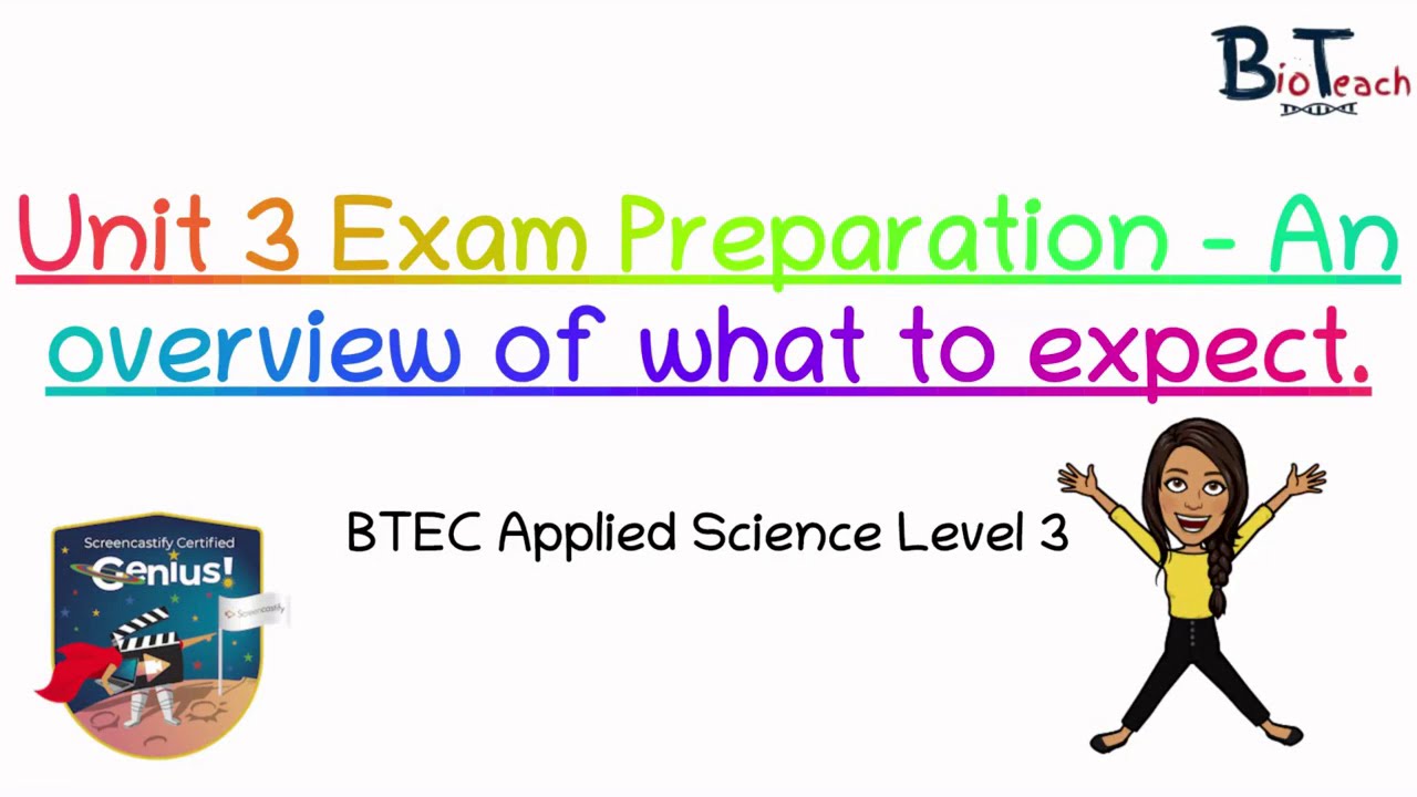 BTEC Прикладная наука Модуль 3: Руководство по подготовке к экзамену - BioTeach.