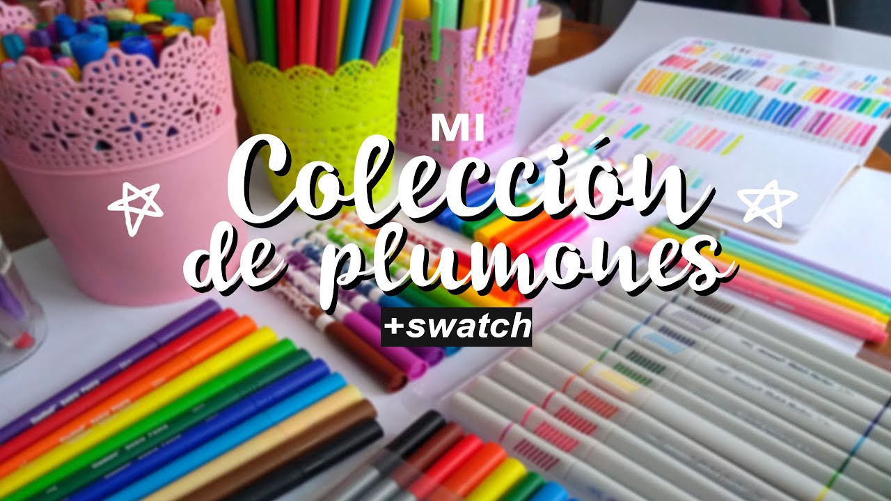 TODA MI COLECCIÓN DE PLUMONES! 😲 studymufin
