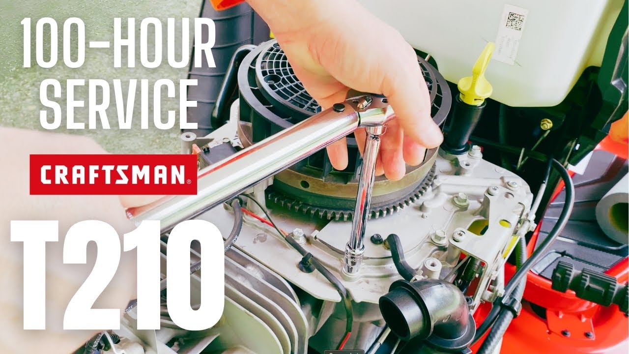 Самоходная газонокосилка MTD Craftsman T210 T2200. 100-часовое обслуживание + дополнительные пунк...