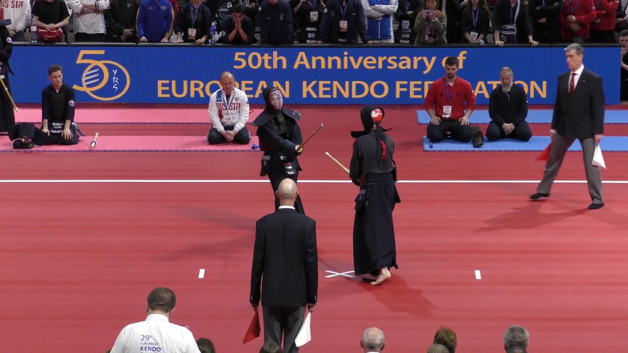 EKC(European Kendo Championships) 2019 Junior team Final : Russia(Red) - Serbia(White) : 欧州剣道選手権大会