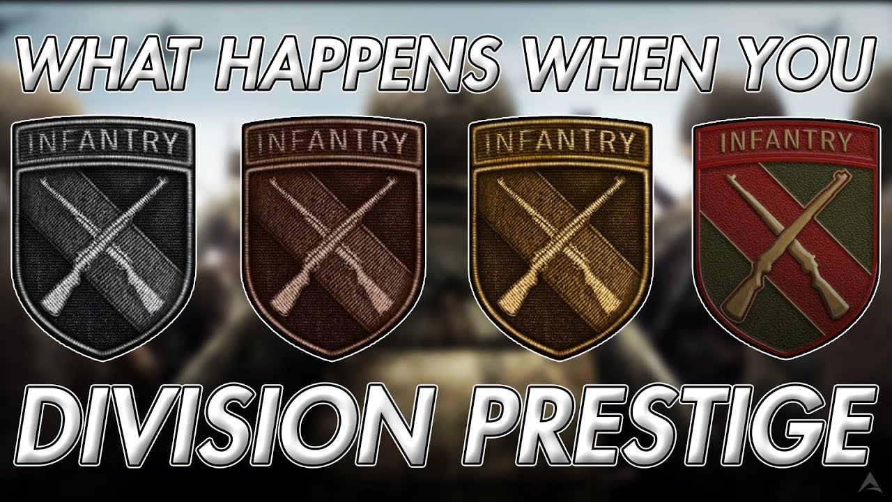 WHAT HAPPENS WHEN YOU MAX PRESTIGE DIVISIONS! SECRET DIVISION WEAPONS! (WW2 Division Prestige)
