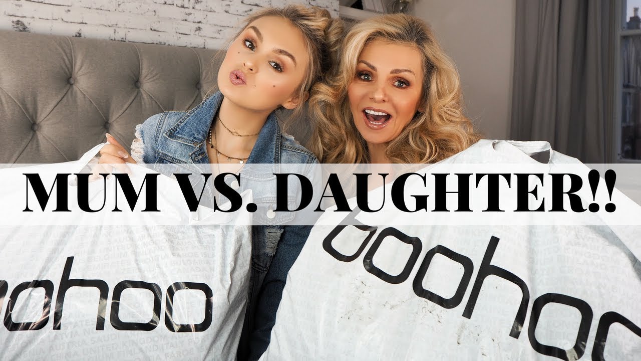 £350 BOOHOO TRY ON HAUL // Mum Vs. Daughter // SUPER HAUL SUNDAY