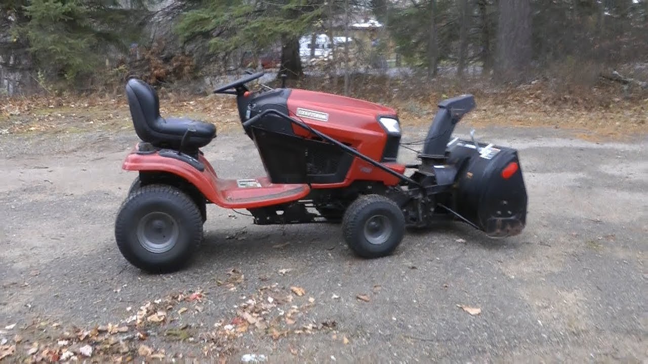 Installing a Used Craftsman Snowblower on a Riding Lawnmower