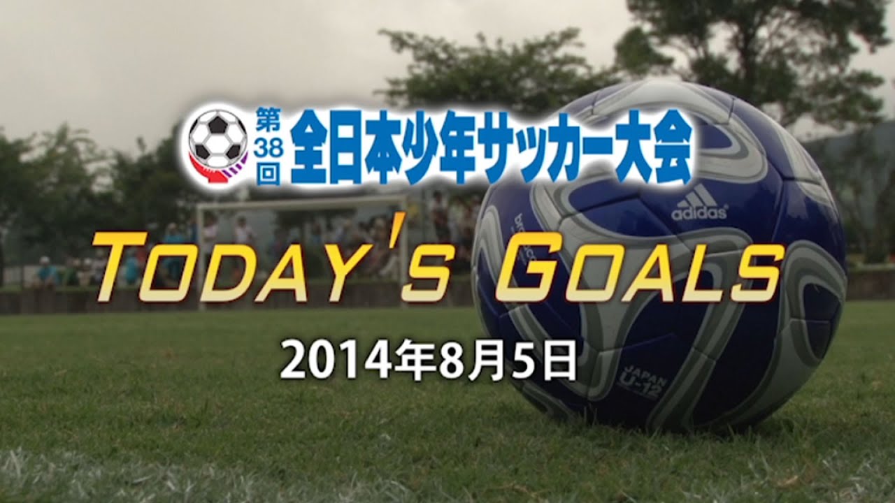 第38回全日本少年サッカー大会　8/5ゴール集（1次、2次ラウンド、ドリームリーグ）