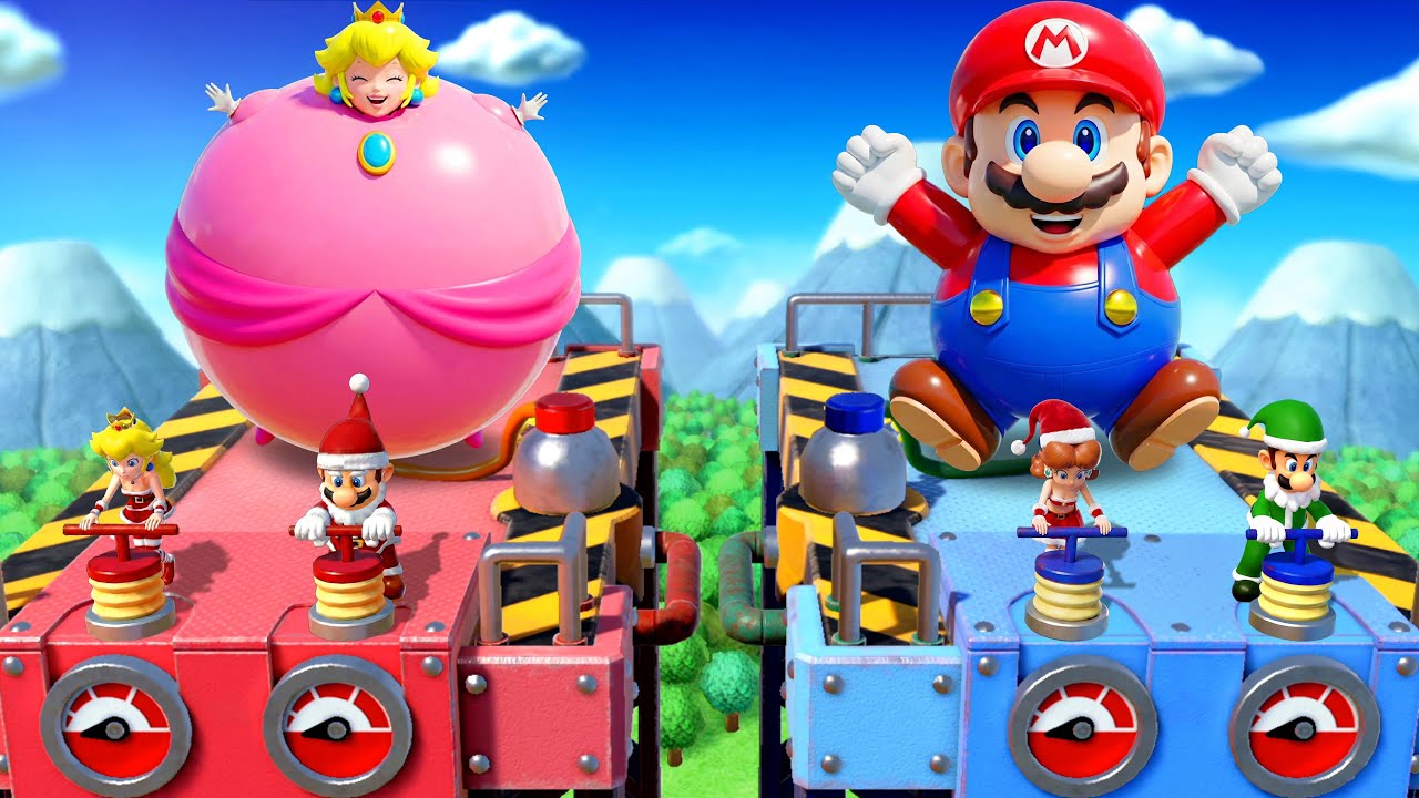 【マリオパーティ スイッチ】マリオ & ピーチ VS ルイージ & デイジー！最強ペアはどっち？4K UHD (2160P)
