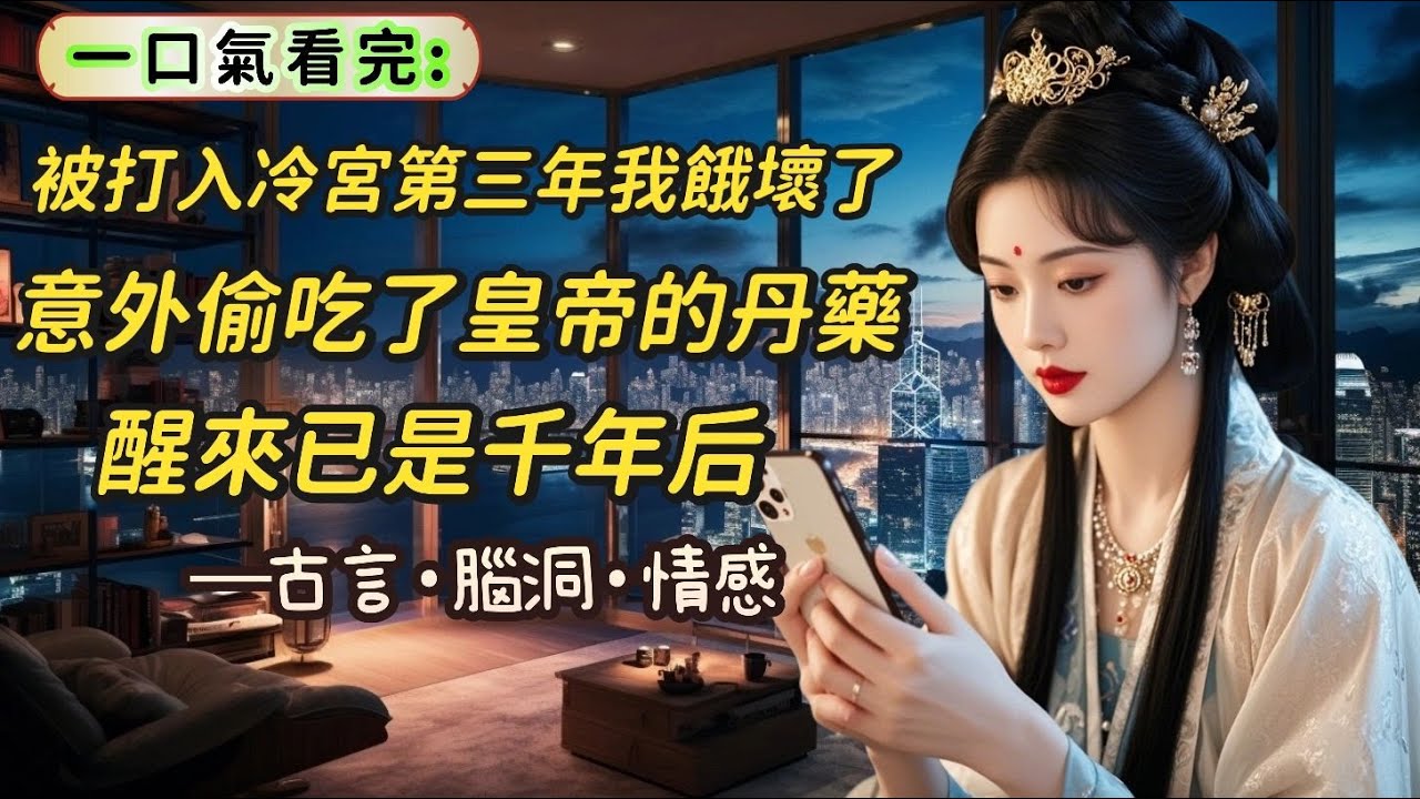 【完結】冷宮第三年，我餓壞了，意外偷吃皇帝的丹藥，昏睡千年。醒來婢女小桃告訴我，現在是 21世紀。而她，嫁人了。