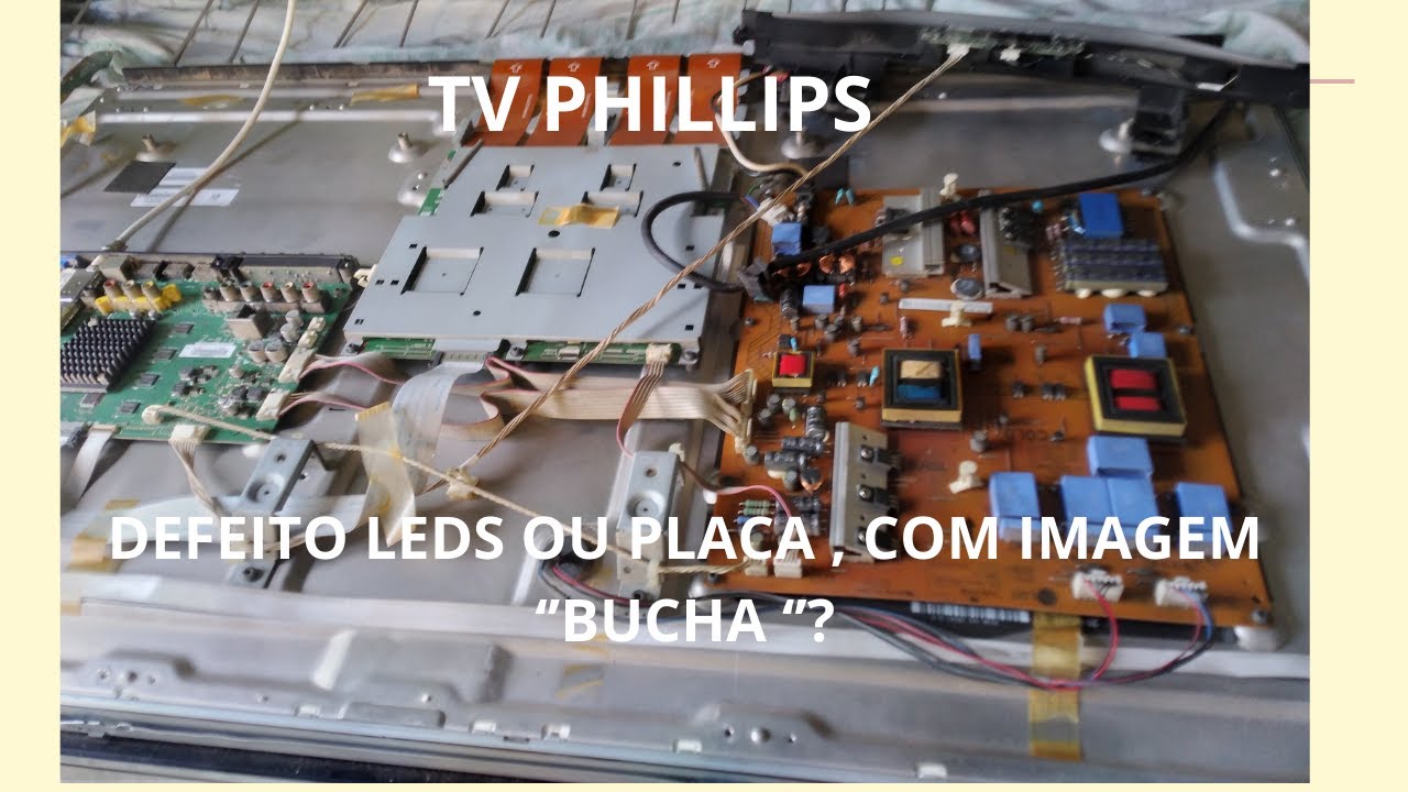 Tv philco com imagem , Black light tá doido qual o defeito?