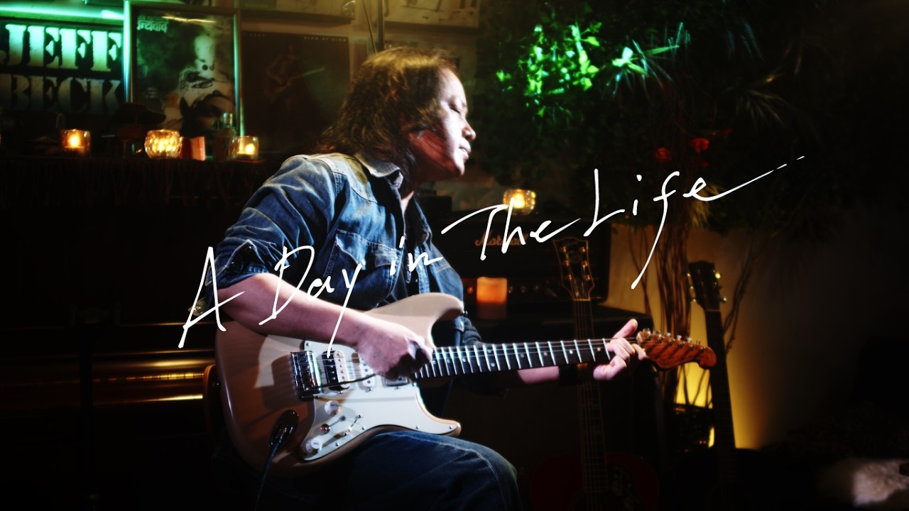 A Day in The Life / The Beatles Jeff Beck Guitar Cover by Keiichi Takahashi Art Tech Stratocaster