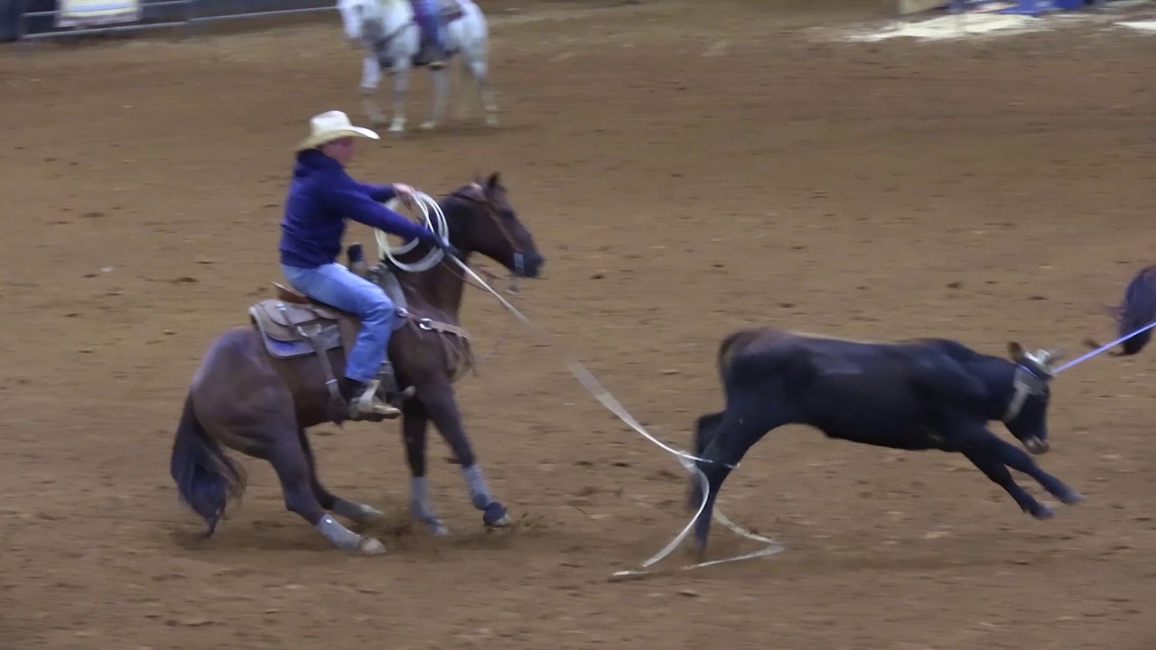 Junior World Open Team Roping Championships. Round 1 snippet of the roping!