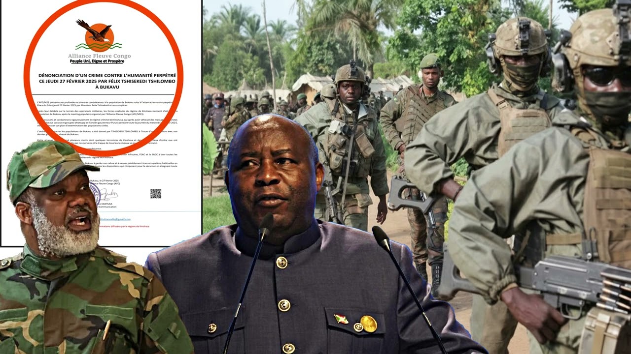Intambara yakaze Imbunda zarasiraga iburundi basobanuye ibyazo,bahise basohora itangazo riburira,