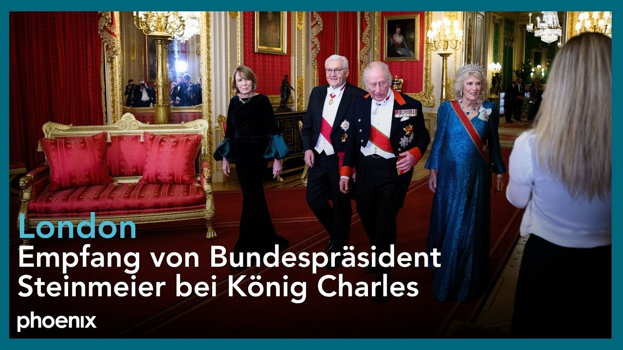 London: Empfang von Bundespräsident Steinmeier bei König Charles | 03.12.25