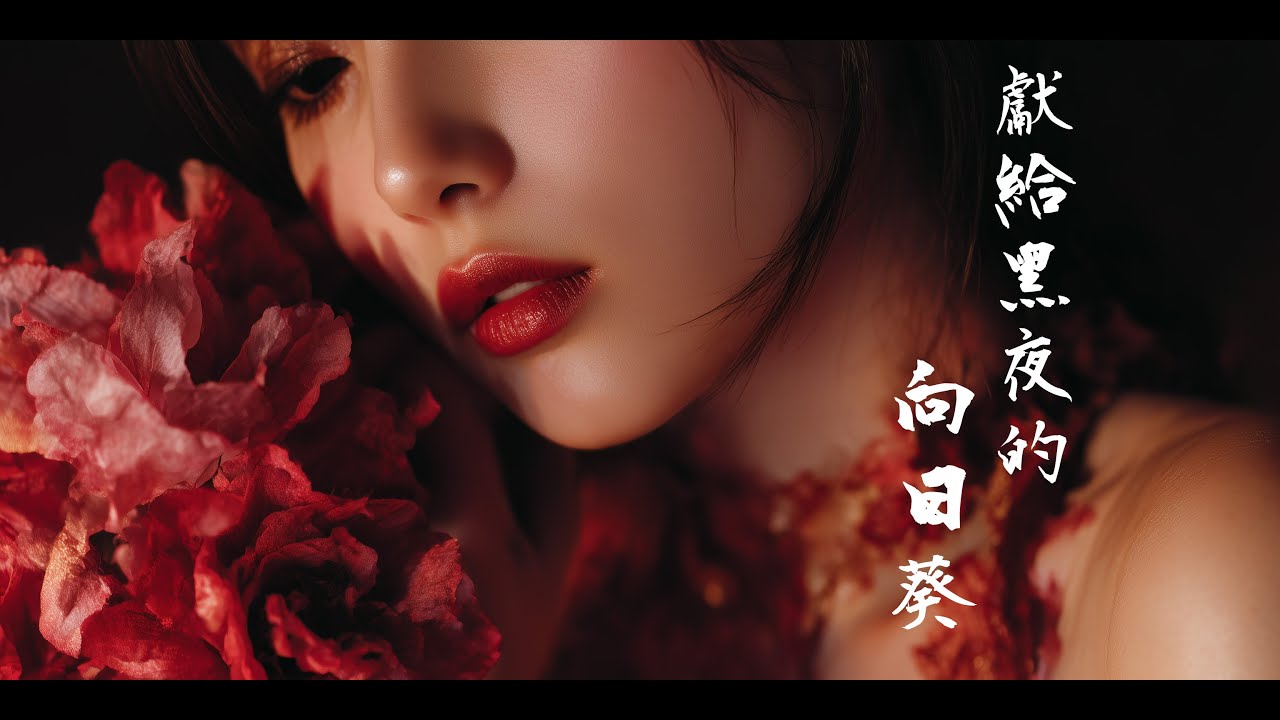 【暗黑童話】《獻給黑夜的向日葵》她在黑暗中摘了玫瑰，獻給心愛的姑娘... ｜霧月 Xiaoloulou｜(Official Lyric Video)