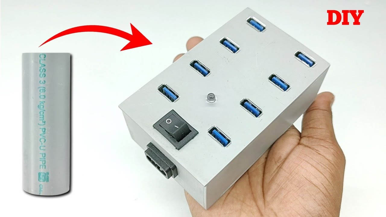 Make A Multi-port USB charger Station