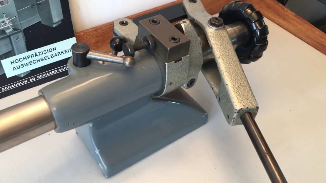 Schaublin 102 Lever operated Drilling Tailstock W25 with plain adjustable stop