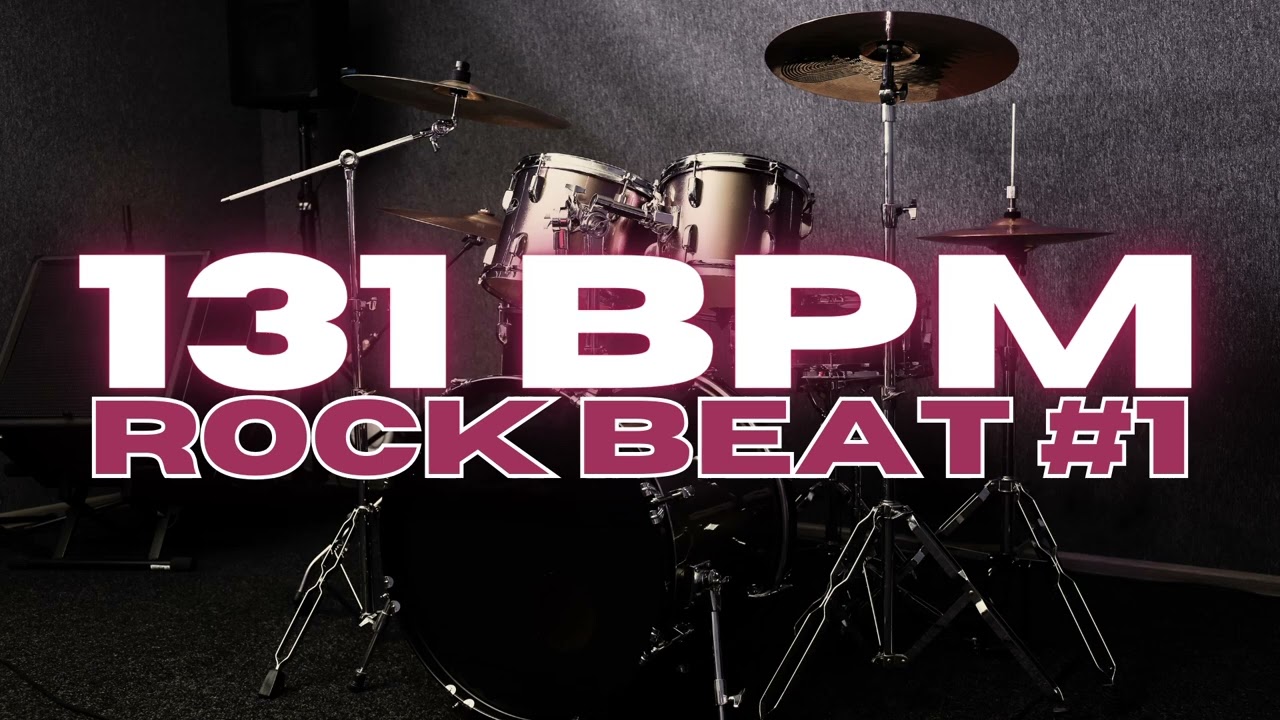 131 BPM - Rock Drum Beat - Loop 1