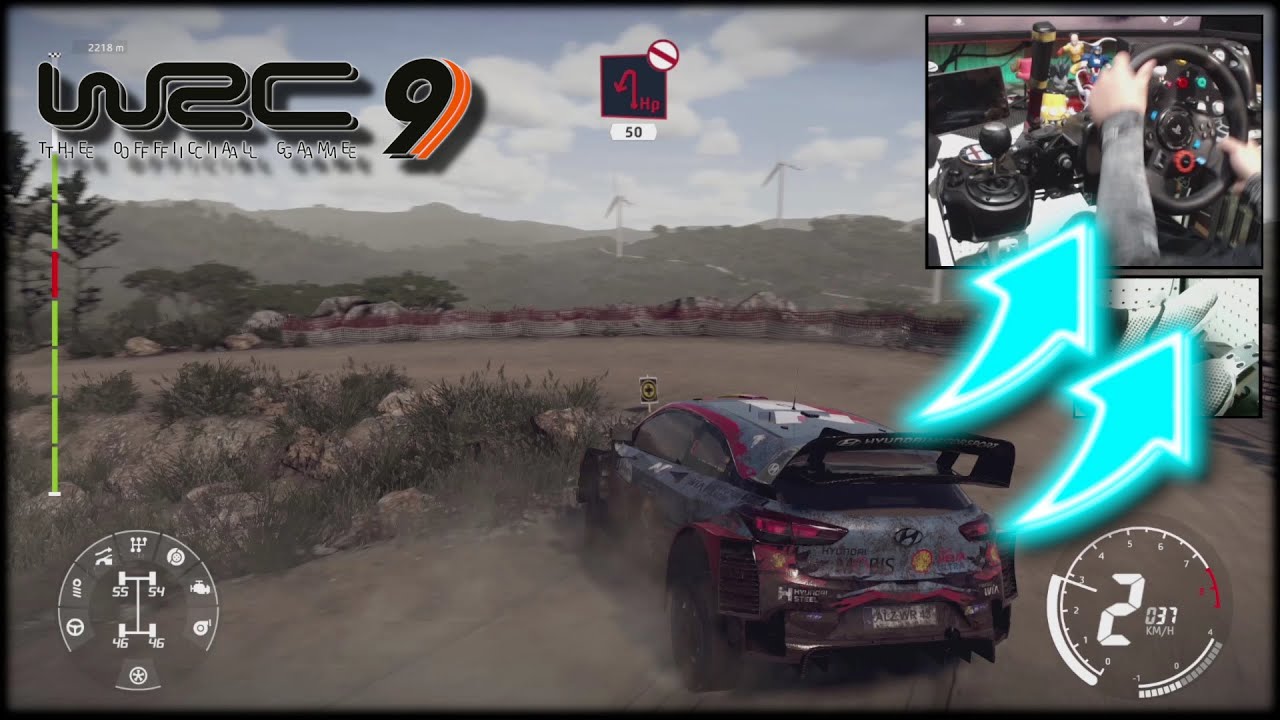 WRC 9 Hyundai i20 WRC Sardegna Dynamic Weather / Logitech G29 Replay