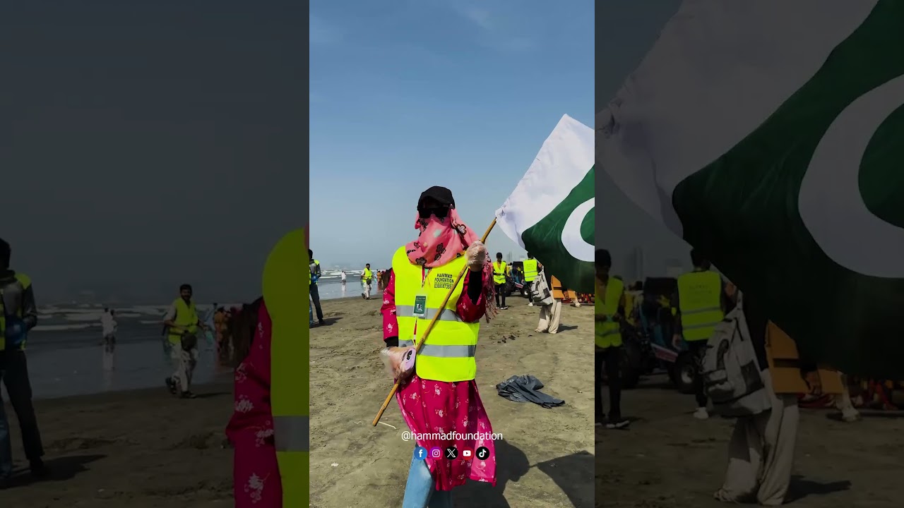 Biggest Beach Cleanup Of Karachi Organized By @hammad_foundation On 28th September 2025