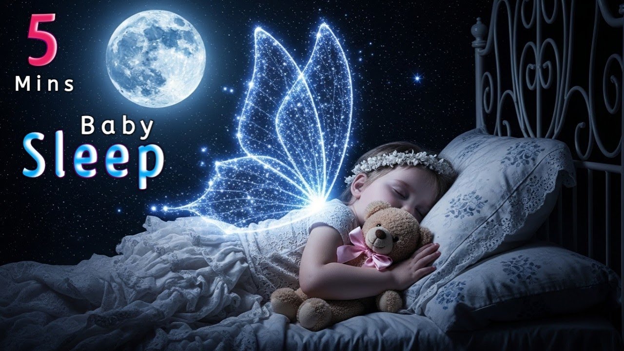 5 minutes Baby Sleep Music 🌙 Gentle Lullaby for Quick Calm