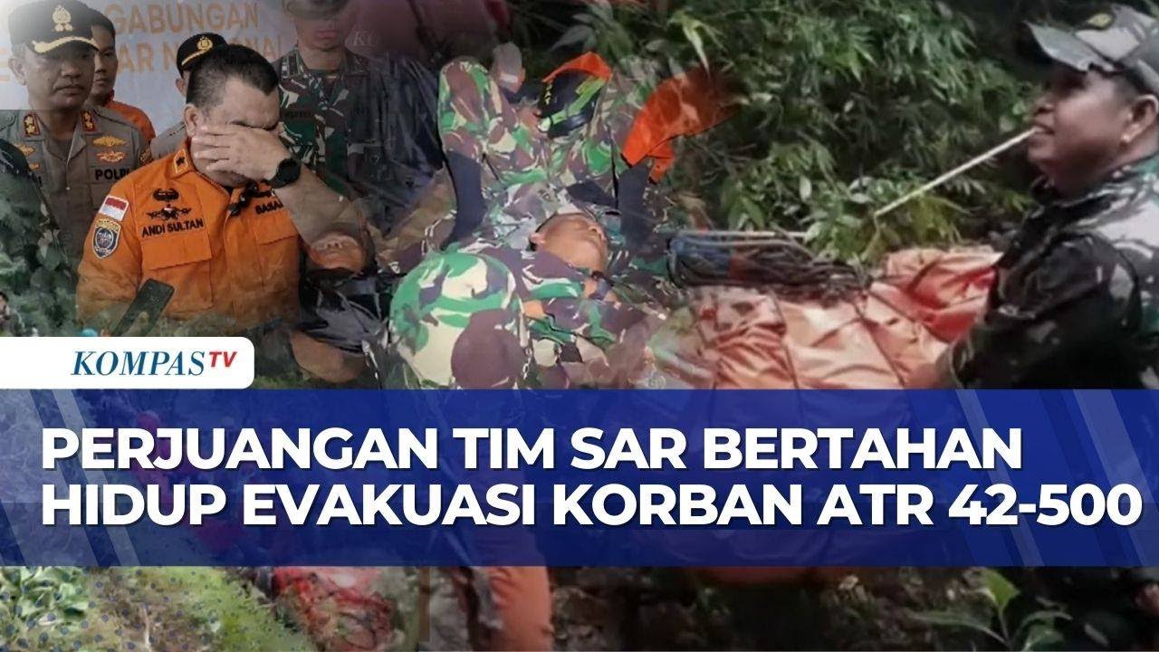 Jatuh Bangun Perjuangan Tim SAR Bertahan Hidup di Tengah Hutan Demi Evakuasi Korban ATR 42-500