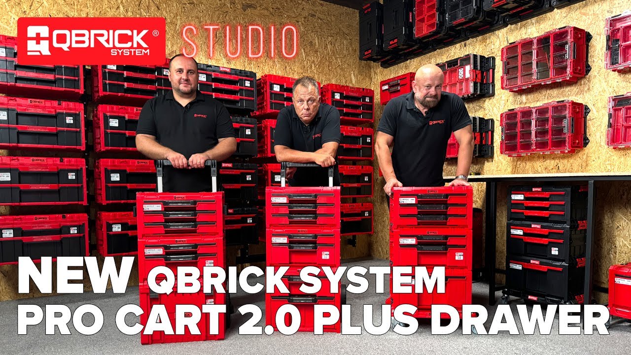 Qbrick System PRO Cart 2.0 Plus z szufladami wstęp do nowości - QBRICK STUDIO - odcinek 174