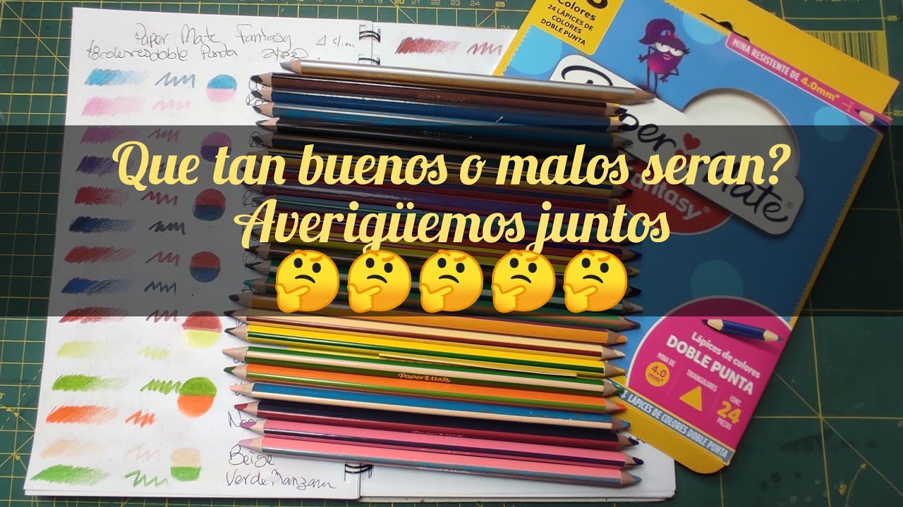 Primeras Impresiones colores FANTASY doble punta 24pz 48 COLORES de PAPERMATE