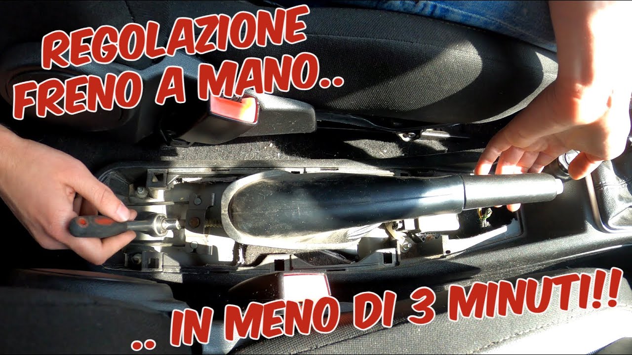 Regolazione freno a mano auto: come e quando eseguirla