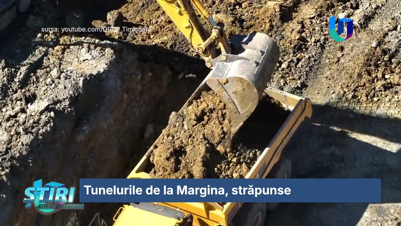 Tunelurile de la Margina, străpunse