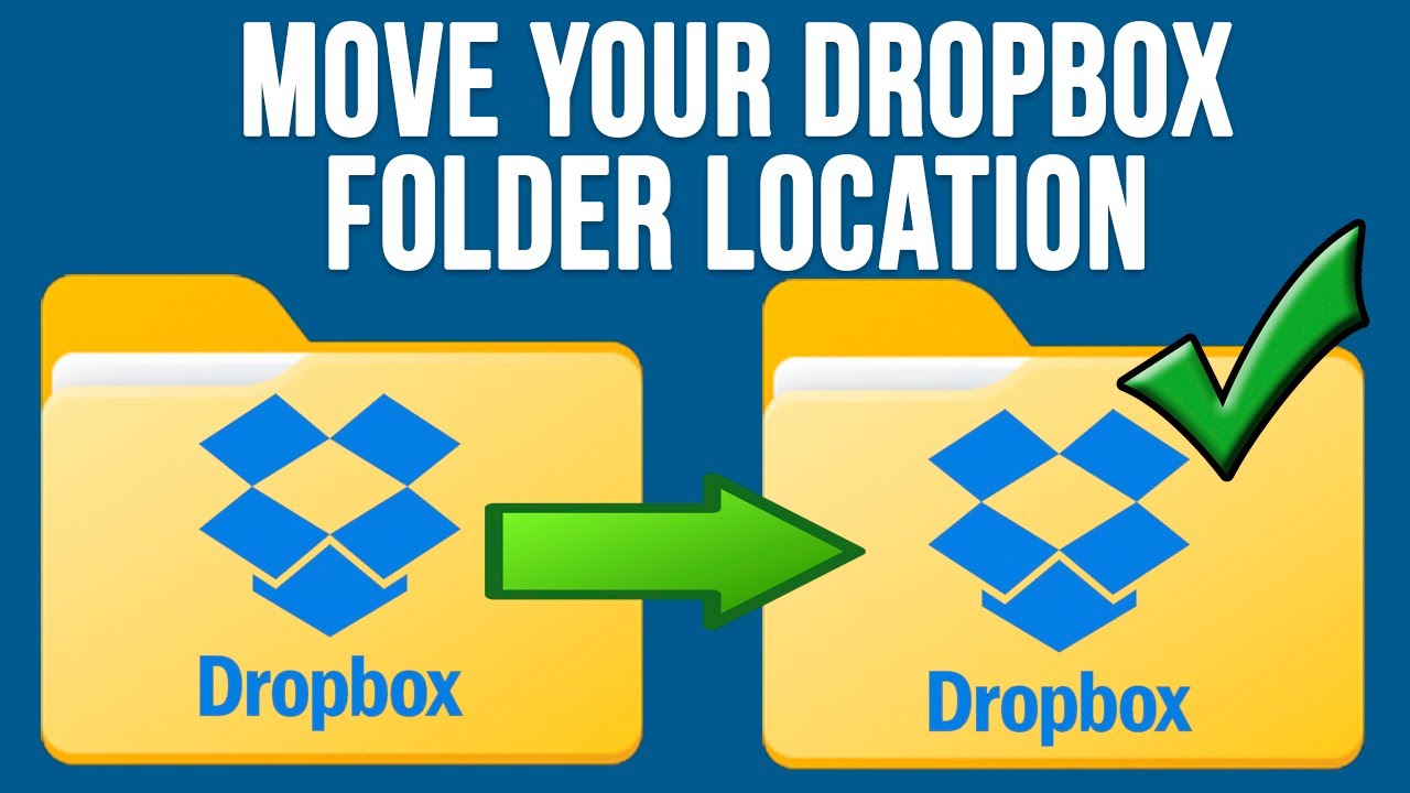 How to Move Your Dropbox Folder to a New Location on Your PC