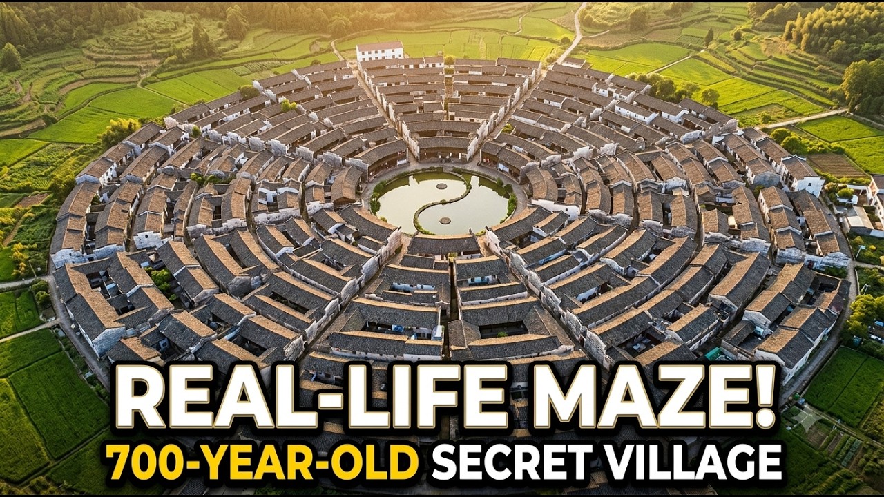 This Village Is a Real-Life Maze! 😱 | Zhuge Bagua Village