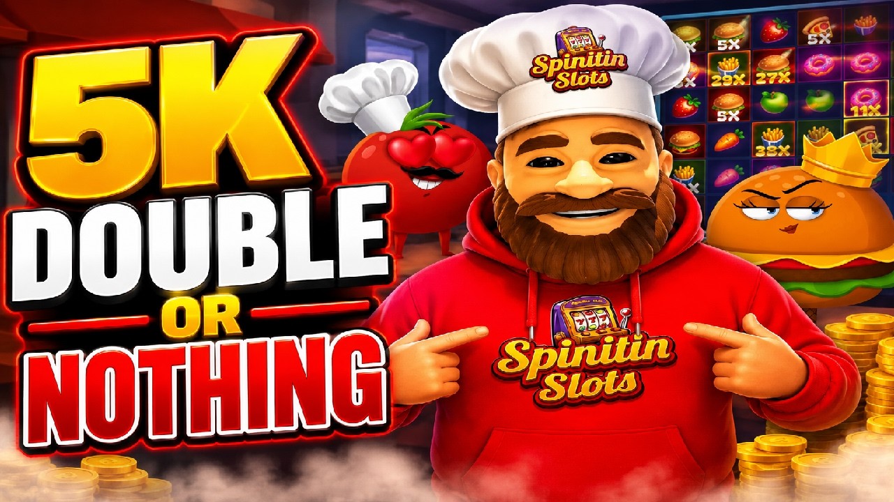 5K Double Or Nothing On SLOTS I Can We Hit 10k?
