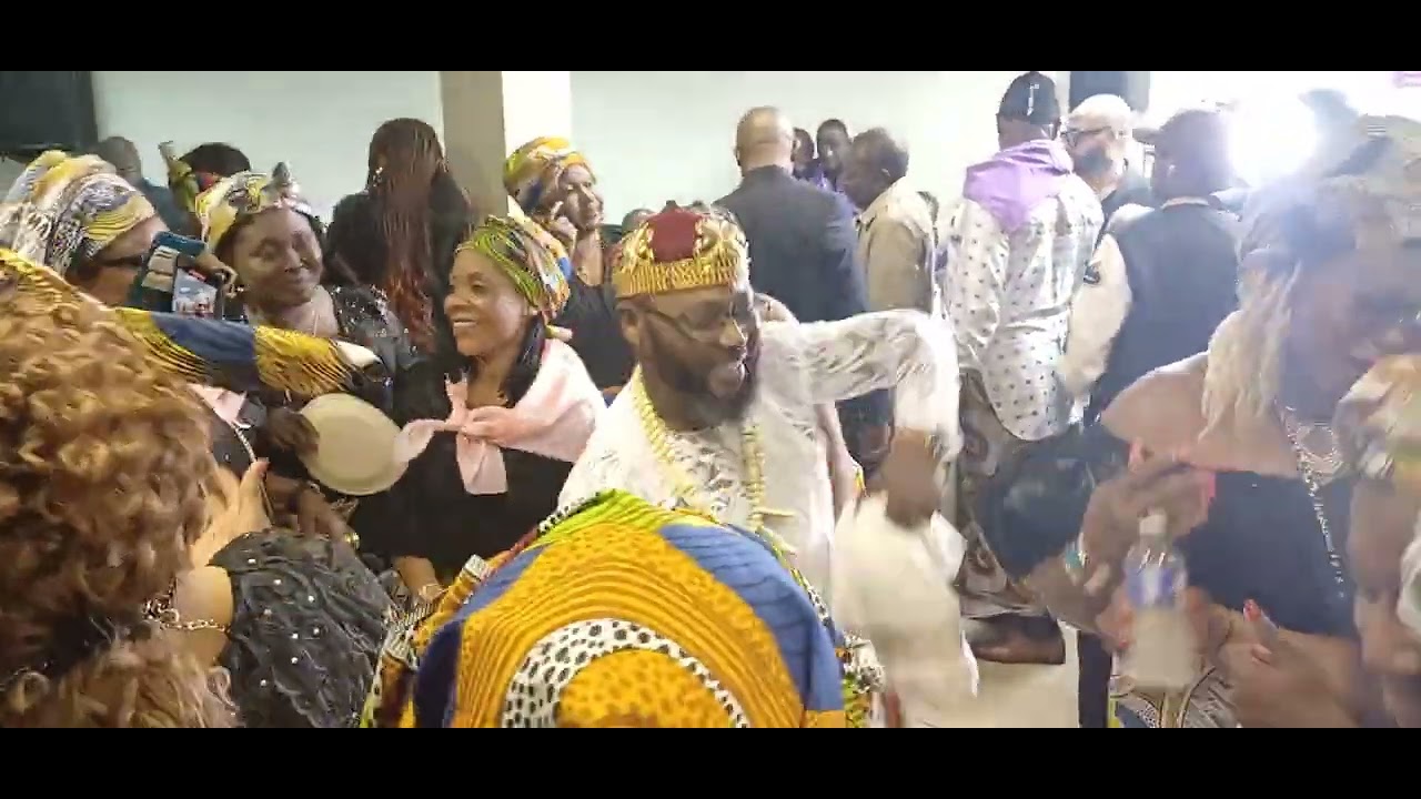 Niki Ojong - live performance in Paris wake keep of Mowah queen late ma Rita