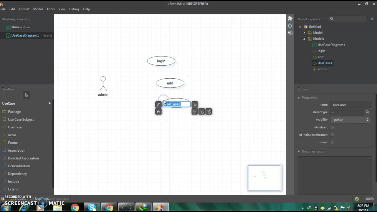 StarUml- How to make uml diagrams
