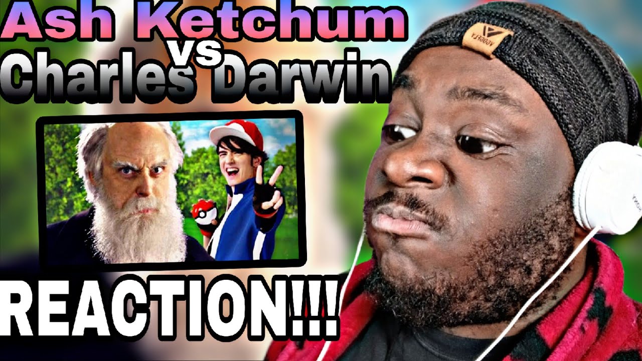 Ash Ketchum vs Charles Darwin. Epic Rap Battles Of History(REACTION)