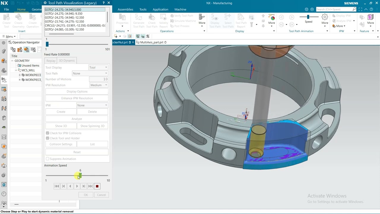 #NX 2412 #3D ADAPTIVE ROUGHING