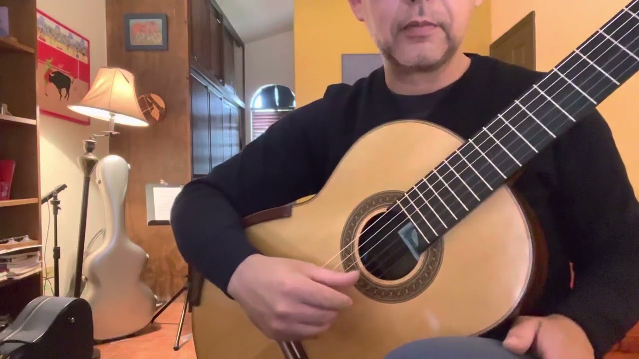 🎸 EJERCICIO PARA EL PULGAR DERECHO en la GUITARRA CLÁSICA  @RafaelElizondoClasesdeGuitarra